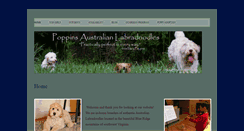 Desktop Screenshot of poppinsaustralianlabradoodles.com